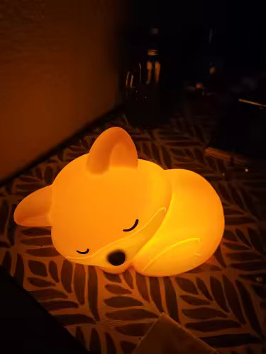 Kids fox lamp
